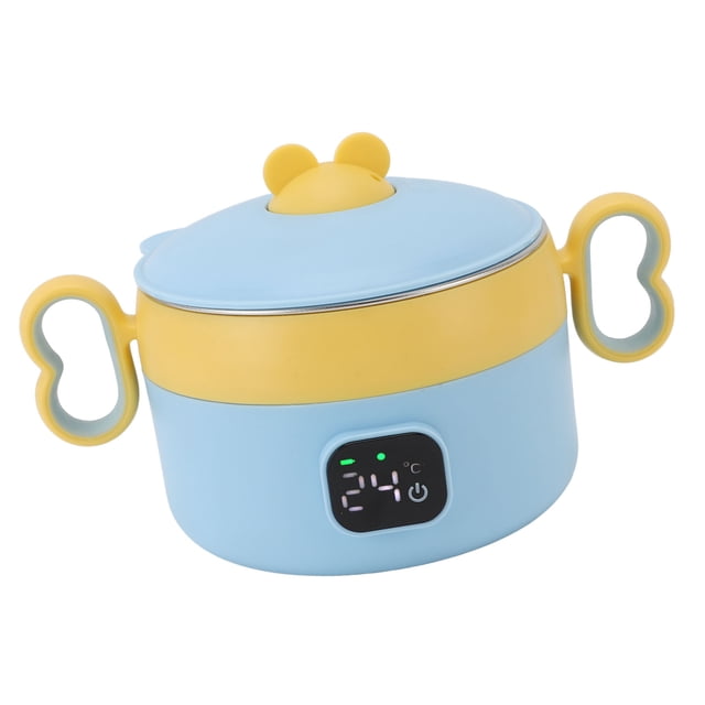 Electric Food Warmer Bowl, Insulated Lunch Container Anti Scald for Travel