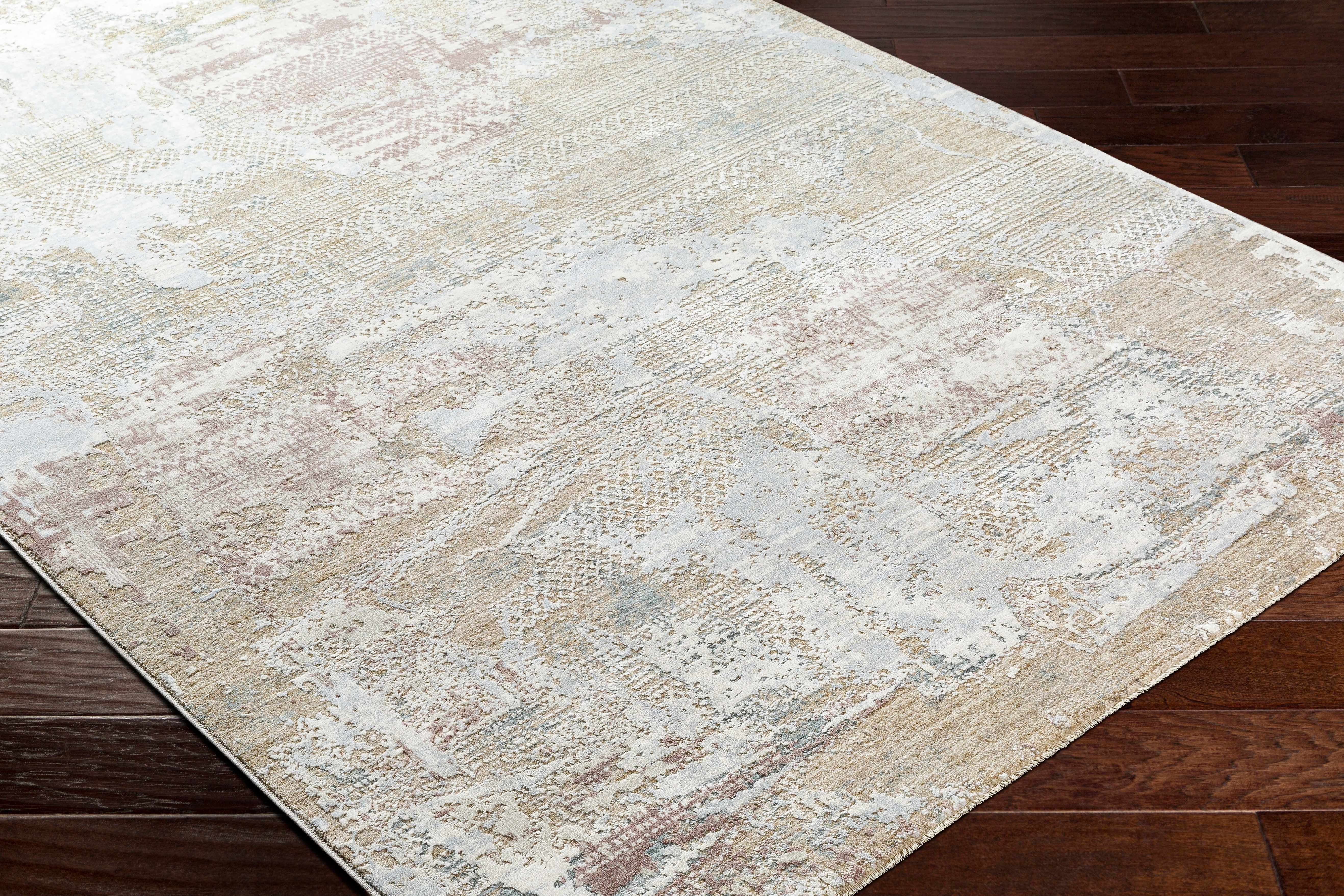 Hauteloom Hanae Hallway, Kitchen Runner Rug - Beige, Brown, Gray - 2'7" x 10'