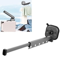 Riousery Wall Mounted Clothes Drying Rack, Space Saving Retractable Laundry Rack with Suction Cups for Balcony - Drill Free Installation