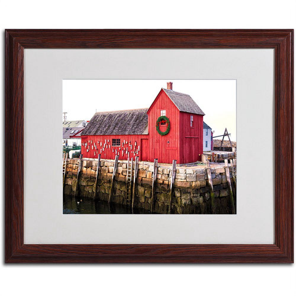 Trademark Fine Art "Boston 5" Matted Framed Art by CATeyes