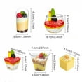thumbnail image 3 of Disposable Plastic Dessert Cup Transparent Mousse Pudding Cup Suitable Party Wedding Christmas Halloween Yogurt Jelly Container, 3 of 9