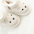 thumbnail image 5 of BRGZLK Baby Girls Ankle Boots Classic Cute Round Toe Comfort Warm Short Boot Kids Outdoor Shoes Newborn First Walkers Cozy Shoes Beige 2.5-3 Years, 5 of 9