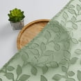 thumbnail image 5 of MKHILL Botanical Leaf Pattern Sheer Curtains 54 Inch Length 2 Panels, Rod Pocket Voile Light Filtering Drapes for Kitchen Dining Room Living Room Bedroom, 42"W x 54"L, Sage Green, 5 of 9