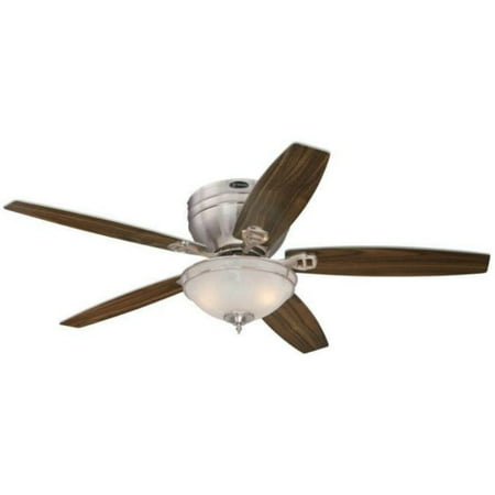 

Westinghouse 72097 Carolina Reversible Five-Blade Ceiling Fan Brush-Nickel 52