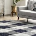 thumbnail image 6 of nuLOOM Aisha Buffalo Plaid Area Rug, 2' 5" x 9' 6", Runner, Aisha Navy, 6 of 6