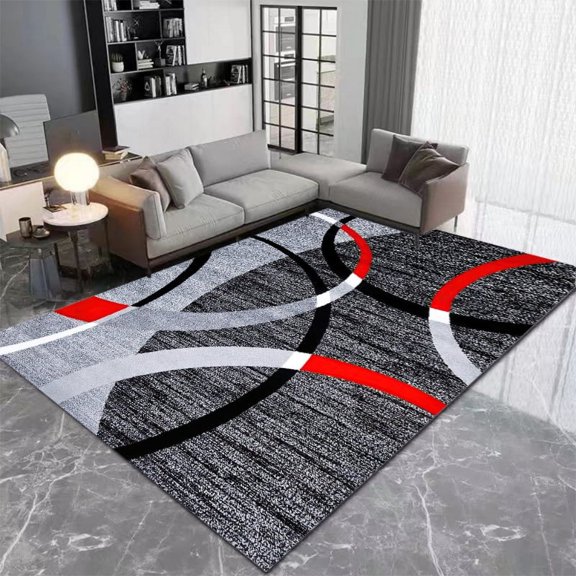 Modern Geometric Carpet for Living Room Home ration Soft Flannel Sofa Table Large Area Rugs Bedroom