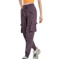 thumbnail image 4 of HXWCHs Women's DriMore Core Yoga Pants Relaxed Fit Active Workout Lounge Pants Purple XXXXXL, 4 of 4