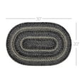thumbnail image 7 of VHC Brands Sawyer Mill Black White Jute Rug Oval w/Pad 20x30, 7 of 7
