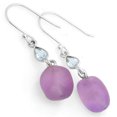 thumbnail image 2 of Amethyst - Brazil & Sky Blue Topaz 925 Sterling Silver Earrings Jewelry SDE62725, 2 of 5