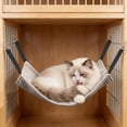 thumbnail image 4 of Cat Cage Hammock Bed Lightweight Adjustable Soft Waterproof Resting Sleepy Pads for Cats Small Dogs Rabbits, 4 of 6