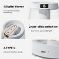 thumbnail image 3 of Niulife Humidifiers for Bedroom,3L Cool Mist Smart Humidifier with 36Hr Quiet Runtime,Top-Fill Design,Auto Shut-off,Nightlight,Mist Double Nozzle for Plants,Home,Large Room,Office, 3 of 7