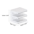 thumbnail image 4 of Uxcell 8.5x8.5x8mm Silver Tone Sticky Aluminum Heatsink Electronics Cooler 20 Pcs, 4 of 5