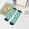 thumbnail image 7 of Naloa Lobsters Of Turquoise Waves Ankle Socks for Women Non Slip Socks No Show Socks Classic Low Cut Casual Socks Casual Socks, 7 of 7