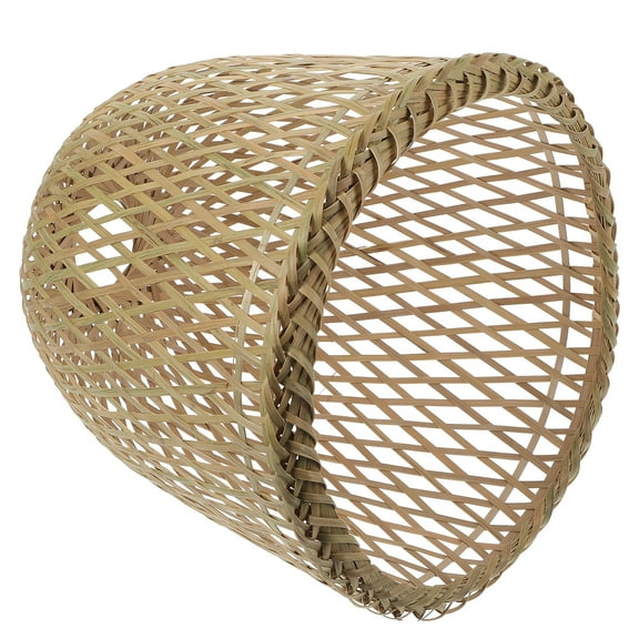 4 Pcs Wicker Chandelier Rattan Bamboo Woven Shade One-piece Lampshade