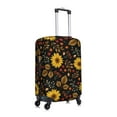 thumbnail image 3 of Balery Luggage Cover Sunflowers Leaves Print Suitcase Covers for Luggage Elastic Washable Suitcase Protector Fits 18-32 Inch Luggage-Large, 3 of 9