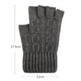 thumbnail image 4 of Msgweeeg Snowboarding Gloves Gloves for Women Cold Weather Man and Women Solid Color Half-Finger Outdoor Fingerless Thicken Wool Casual Fashionable Gloves for Cold Weather and Insulation, 4 of 7