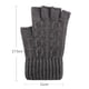 thumbnail image 3 of Guantes para hombre y mujer, de color liso, de medio dedo, para exteriores, sin dedos, de lana gruesa, informales, de moda, con parte superior acrílica., 3 of 6