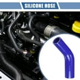 thumbnail image 2 of Unique Bargains 1 Pcs 28-32mm 1.10"-1.26" ID 90mm 3.54" Length 45° Blue Car Silicone Hose, 2 of 7