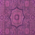thumbnail image 1 of Ahgly Company Indoor Square Abstract Purple Modern Area Rugs, 4' Square, 1 of 4