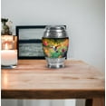 thumbnail image 7 of JAGASY Hummingbird Small Urn for Ashes for Women - Mini Flowers Urn for Ashes Adult Male - Green Leaf Decorative Urns - Keepsake Funeral Urns for Mom & Dad - (3 Inch), 7 of 7
