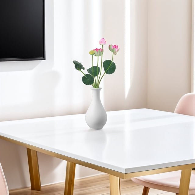 unbranded Ramo De Flor De Loto Artificial Rosa Con Duraderos Ideal Para
