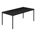 thumbnail image 4 of Monarch Specialties Table Set, 3pcs Set, Coffee, End, Black Metal, Black Laminate, Contemporary, Modern, 4 of 9