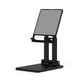 thumbnail image 1 of Injueey Soporte plegable para tableta, soporte de para teléfono móvil, manos libres, soporte de montaje electrónico para dormitorio, Teléfono y Comunicación Negro, 1 of 6