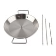 thumbnail image 1 of Pincho vertical para parrilla brasileña, soporte vertical de acero inoxidable, accesorio para asar a la parrilla con 3 pinchos extraíbles, 1 of 14