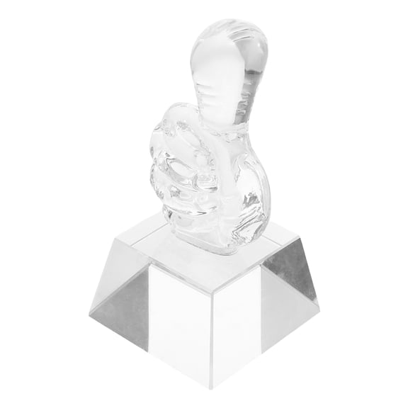 TAILTOSS Hand Gesture Statue Mini Award Trophies Crystal 1Set