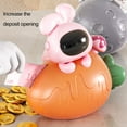 thumbnail image 3 of Sunjoy Tech Cartoon LED Lamp Adorable Appearance Flicker Free Soft Lighting Large Capacity Creative Shape Decorative Plastic 2-in-1 Money Bank Astronaut Cartoon LED Lamp Gift Home Supplies, 3 of 7