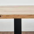 thumbnail image 6 of Pemberly Row 79" Live Edge Solid Wood Dining Table with Sled base, 6 of 8