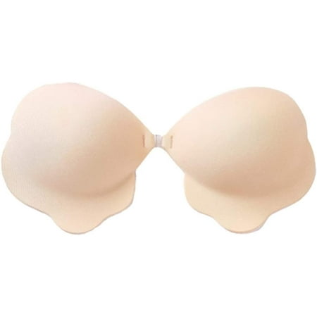 Women Adhesive Strapless Bra Push Up Sticky Silicone Nipple Cover Pad 