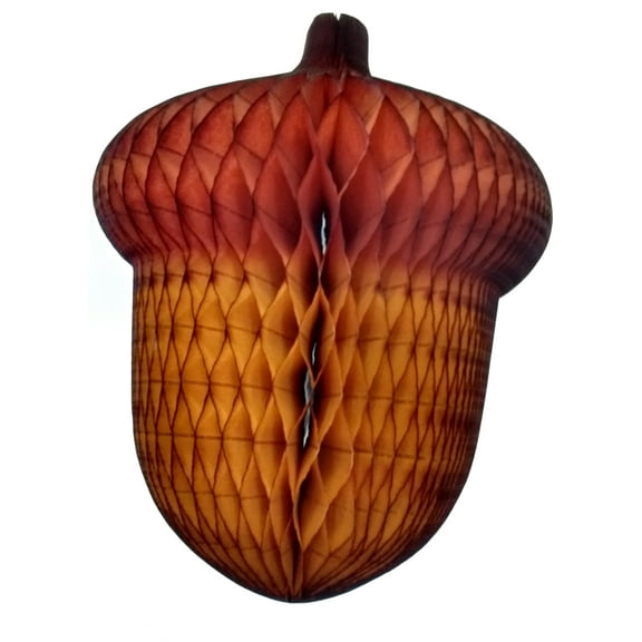 3-pack Devra Party 14 Inch Honeycomb Tissue Paper Fall Acorn Decoration