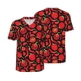 thumbnail image 6 of Rocae Tomatoes And Chili for Breathable Men's Baseball T-Shirt Fashionable Casual Baseball Jersey, Moisture-wicking Sportswear XX-Large, 6 of 9