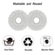 thumbnail image 5 of 24 Piezas de Paños de Fregona para Aspiradoras Robot para J12 Ultra/para V12, Almohadillas de Fregona para Limpieza del Hogar, 5 of 5
