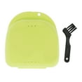 thumbnail image 5 of Unique Bargains 1 Set Braces Box with Brush Compact Braces Storage Box Yellow, 5 of 5