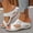 White, variant on Sandals for Women Orthopedic, Sandals with Arch Support Summer Slip on Ladies Wedge Slingback Walking Slip on Shoes Casual Beach Slingback Comfy Washable Slide Sport Shoes White 9
