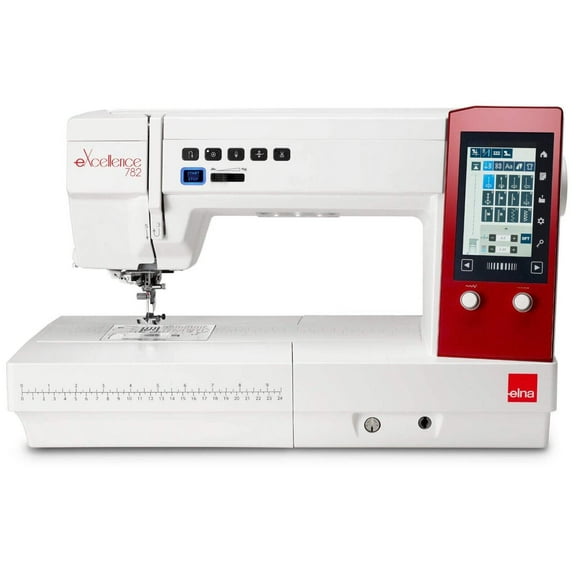 Elna eXcellence 782 Sewing & Quilting Machine 400 Build In Stitches Touchscreen