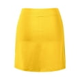 thumbnail image 5 of UJNDER Women's Athletic Skirt For Running Tennis Workout High Waisted Lightweight Comfortable Stretchy Sports Yellow XL, 5 of 5