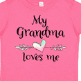 thumbnail image 4 of Inktastic My Grandma Loves Me Heart Grandchild Boys or Girls Toddler T-Shirt, 4 of 5