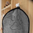thumbnail image 4 of Dog Towel, Dog Bath Robe Absorbent Shower Quick Dry Microfiber 63.5*21CM Gray, 4 of 5