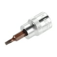 thumbnail image 1 of Unique Bargains 3/8' Drive x T15 Torx Bit Socket, S2 Steel Bits, CR-V Sockets 2' Length (For Hand Use Only), 1 of 3