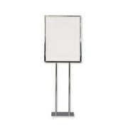 Twin Stem Metal Sign Holder - 5'H - Works With Any Standard 22”W x 28H” Posters