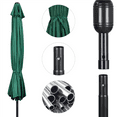 thumbnail image 5 of Yaheetech 11FT Patio Umbrella with 8 Ribs and Push Button Tilt and Crank, Dark Green, 5 of 9