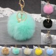 thumbnail image 2 of Bangcool Key Chain Fashion Creative Pom Pom Handbag Pendant Purse Charm Cell Phone Charm, 2 of 6