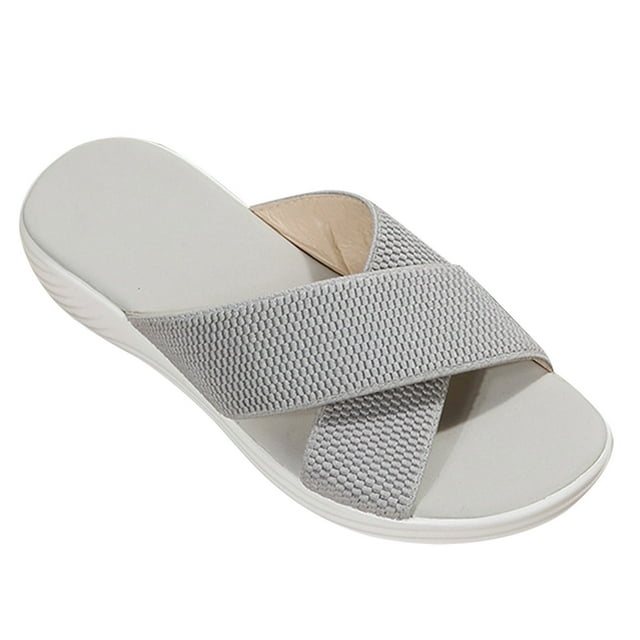 Amzcrzy Zapatos de mujer,Zapatos de mujer,Zapatillas de mujer, Sandalias planas de mujer, sandalias de playa para mujer, zapatillas casuales antideslizantes de verano Sandalias Mujer Zapatillas De Ca