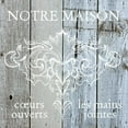 thumbnail image 2 of Hogan, Melody 12x12 White Modern Wood Framed Museum Art Print Titled - French Farmhouse 2, 2 of 4