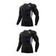 thumbnail image 1 of Sonducket Ropa interior térmica para hombre Deporte Medias de secado rápido Esquí de invierno Correr Capas de base cálidas Ropa deportiva 1609 gris,L 2piezas, 1 of 6