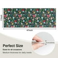 thumbnail image 5 of Dark Green Christmas Ornament Pattern Kitchen Rug Mat,Kitchen Runner Rugs Non Skid Washable,Decorative Kitchen Floor Mats for Kitchen,Sink,Laundry,17"X47", 5 of 5
