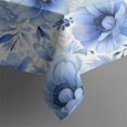 thumbnail image 5 of Pioneer Flower Floral Print Pattern Square Tablecloth,Waterproof Square Table Cover,Wipeable Spillproof Washable Table Cover for Home Kitchen Party Decor 60"x60"(152x152cm), 5 of 6